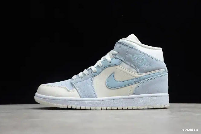 Air 1 Jordan Mixed Mid Blue Textures DA4666-100 0703